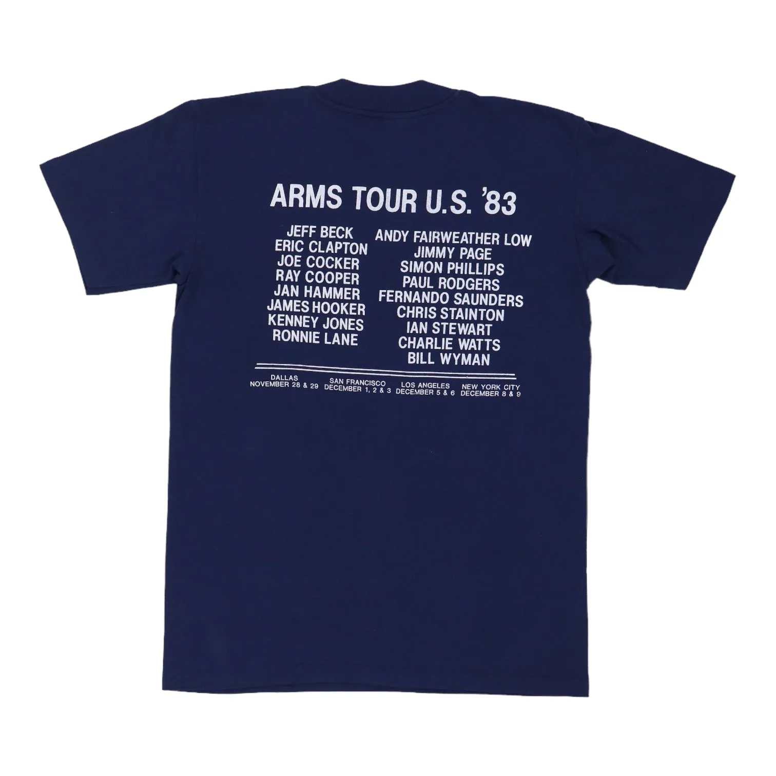 1983 Ronnie Lane Arms Benefit Shirt