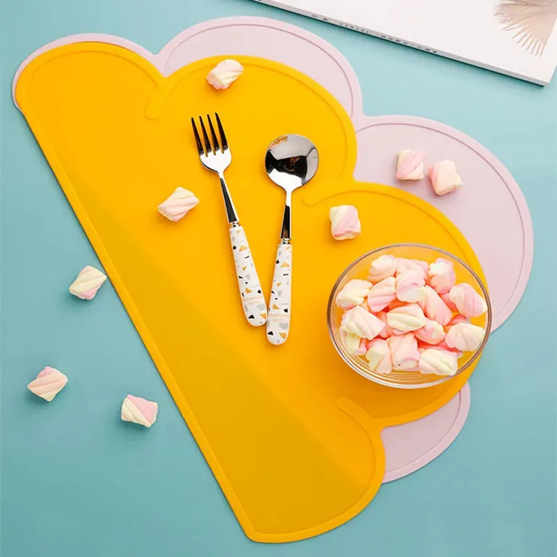 1PC Cute Cloud Silicone Table Place Mat