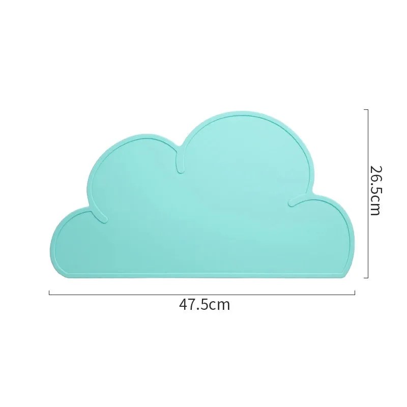 1PC Cute Cloud Silicone Table Place Mat