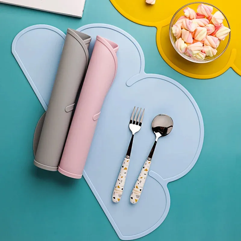 1PC Cute Cloud Silicone Table Place Mat