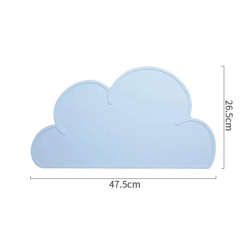 1PC Cute Cloud Silicone Table Place Mat