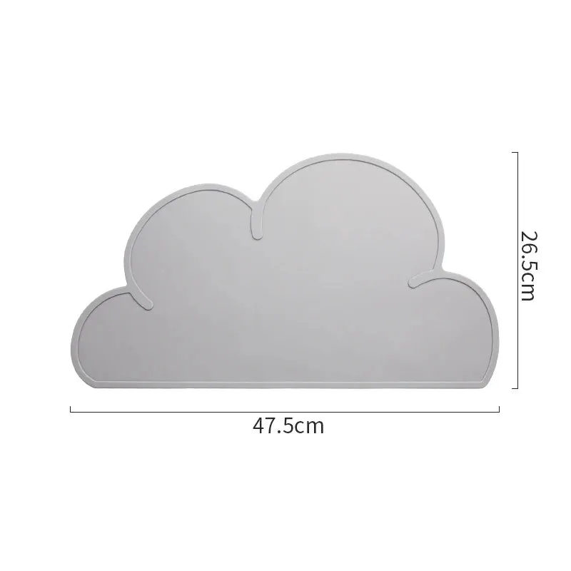 1PC Cute Cloud Silicone Table Place Mat