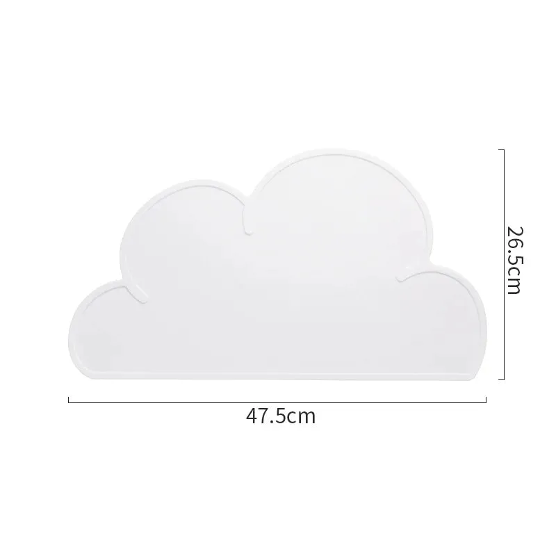 1PC Cute Cloud Silicone Table Place Mat