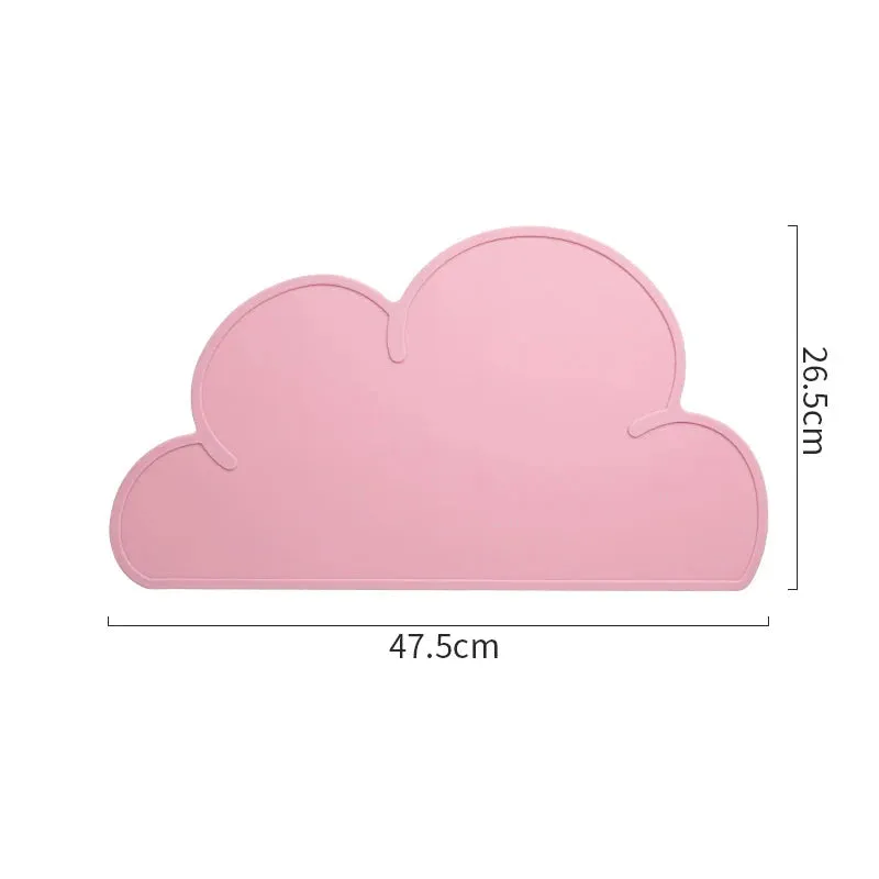 1PC Cute Cloud Silicone Table Place Mat