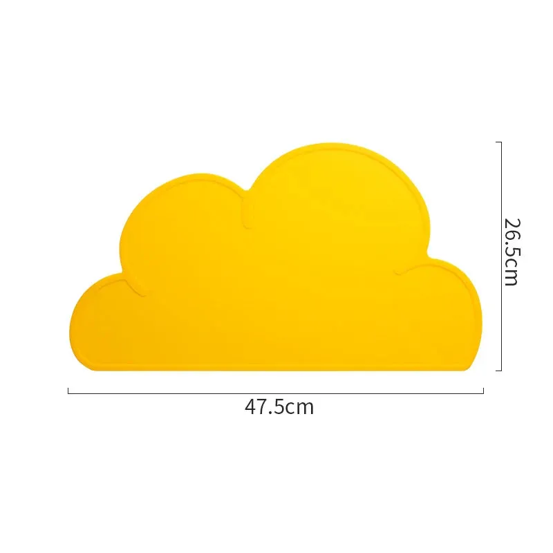 1PC Cute Cloud Silicone Table Place Mat