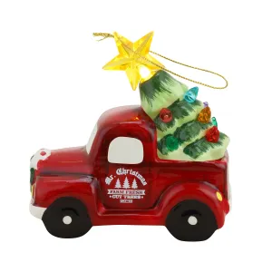 4.5” Nostalgic Ceramic Truck Ornament