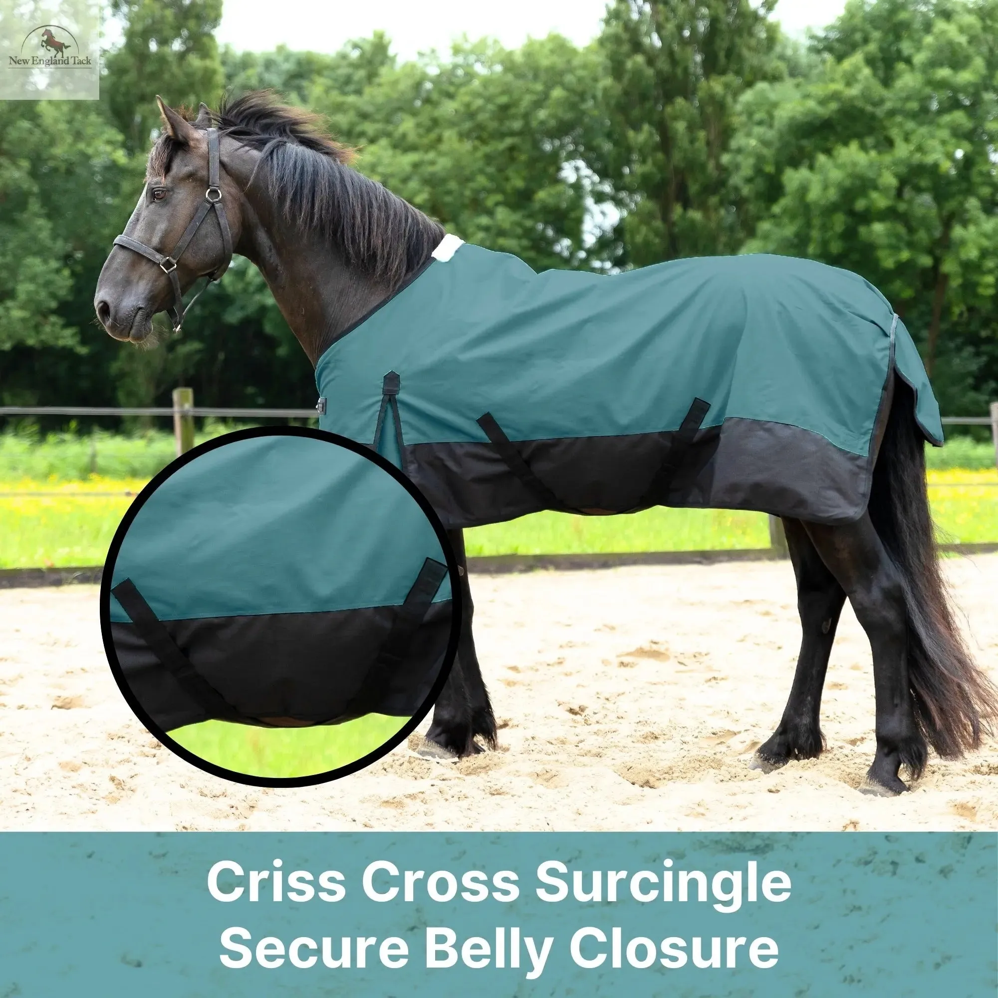 600 Denier Lightweight Waterproof & Breathable Horse Rain Sheet