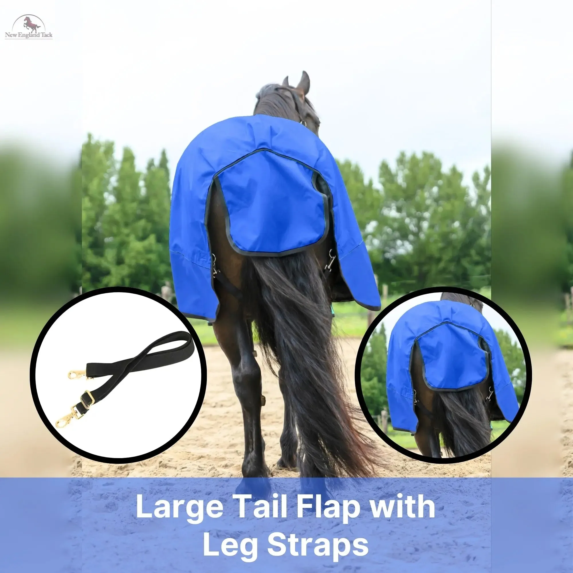 600 Denier Lightweight Waterproof & Breathable Horse Rain Sheet