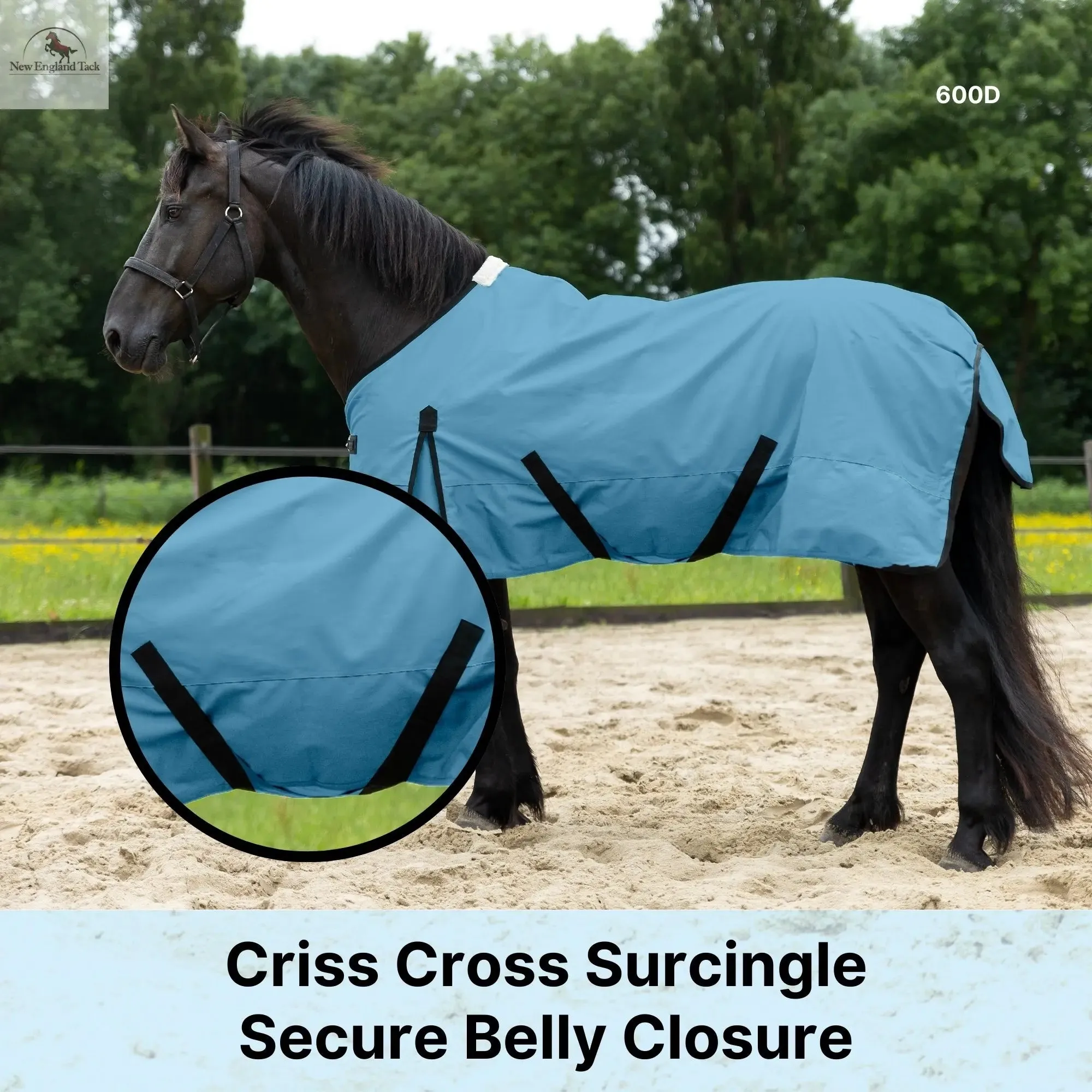 600 Denier Lightweight Waterproof & Breathable Horse Rain Sheet