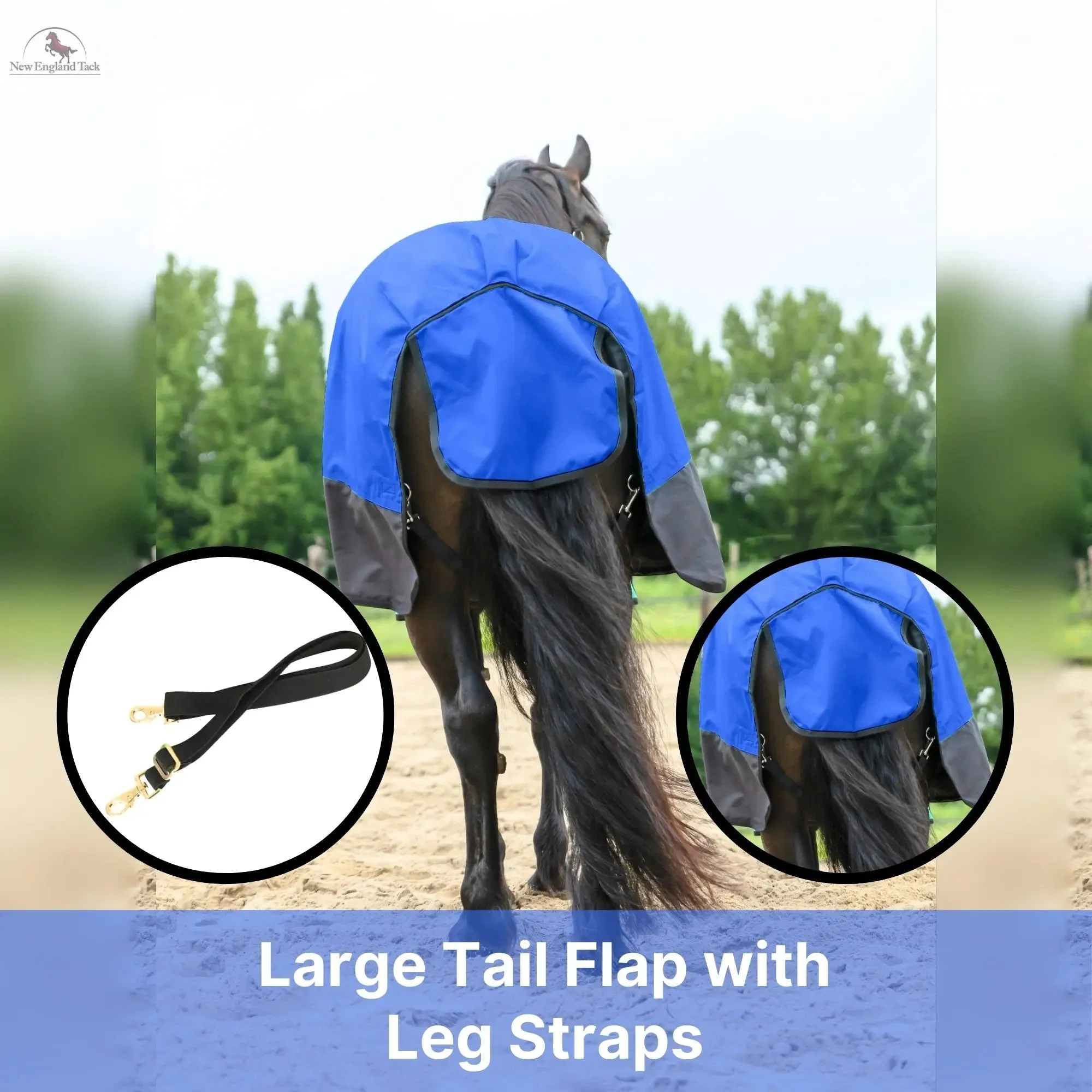 600 Denier Lightweight Waterproof & Breathable Horse Rain Sheet