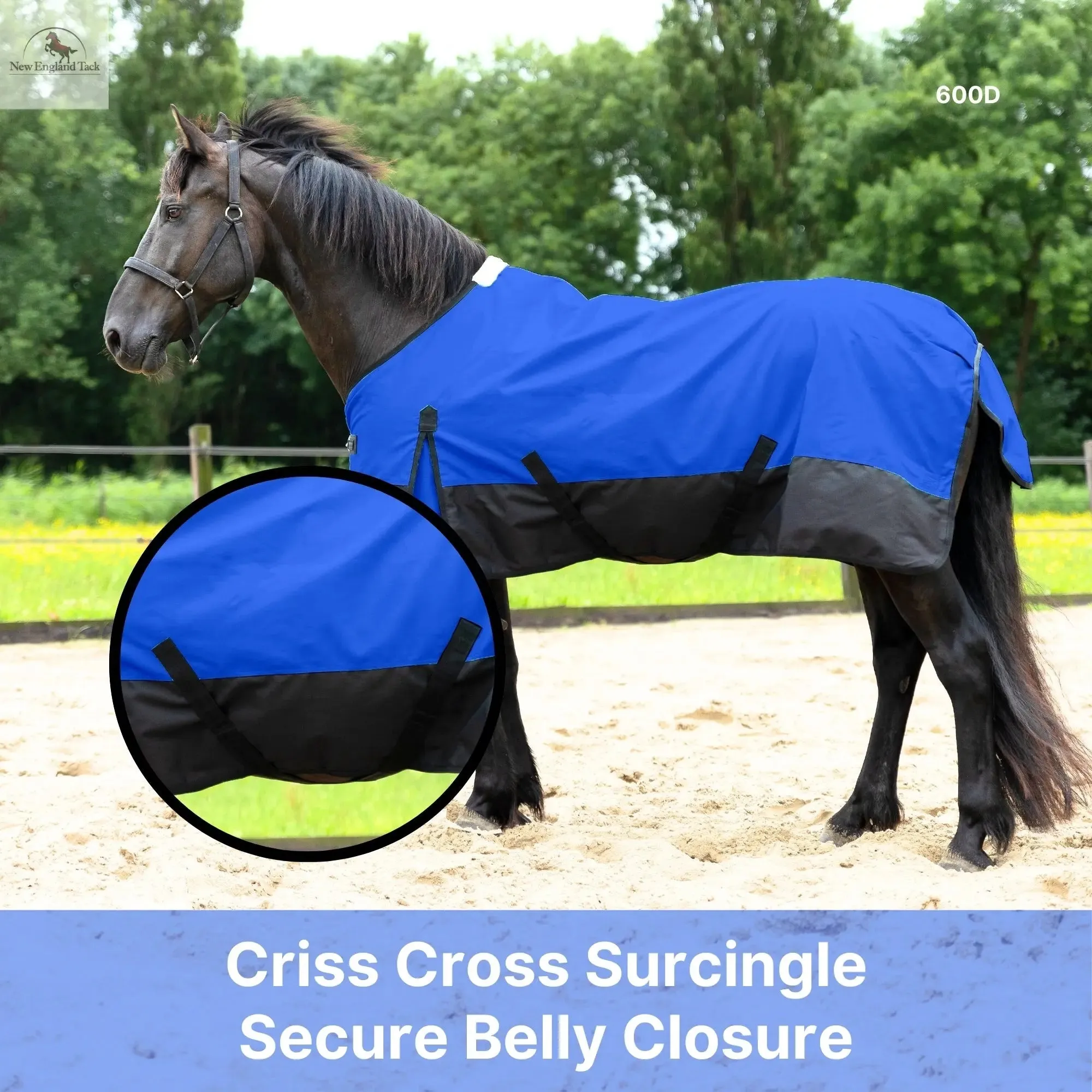 600 Denier Lightweight Waterproof & Breathable Horse Rain Sheet