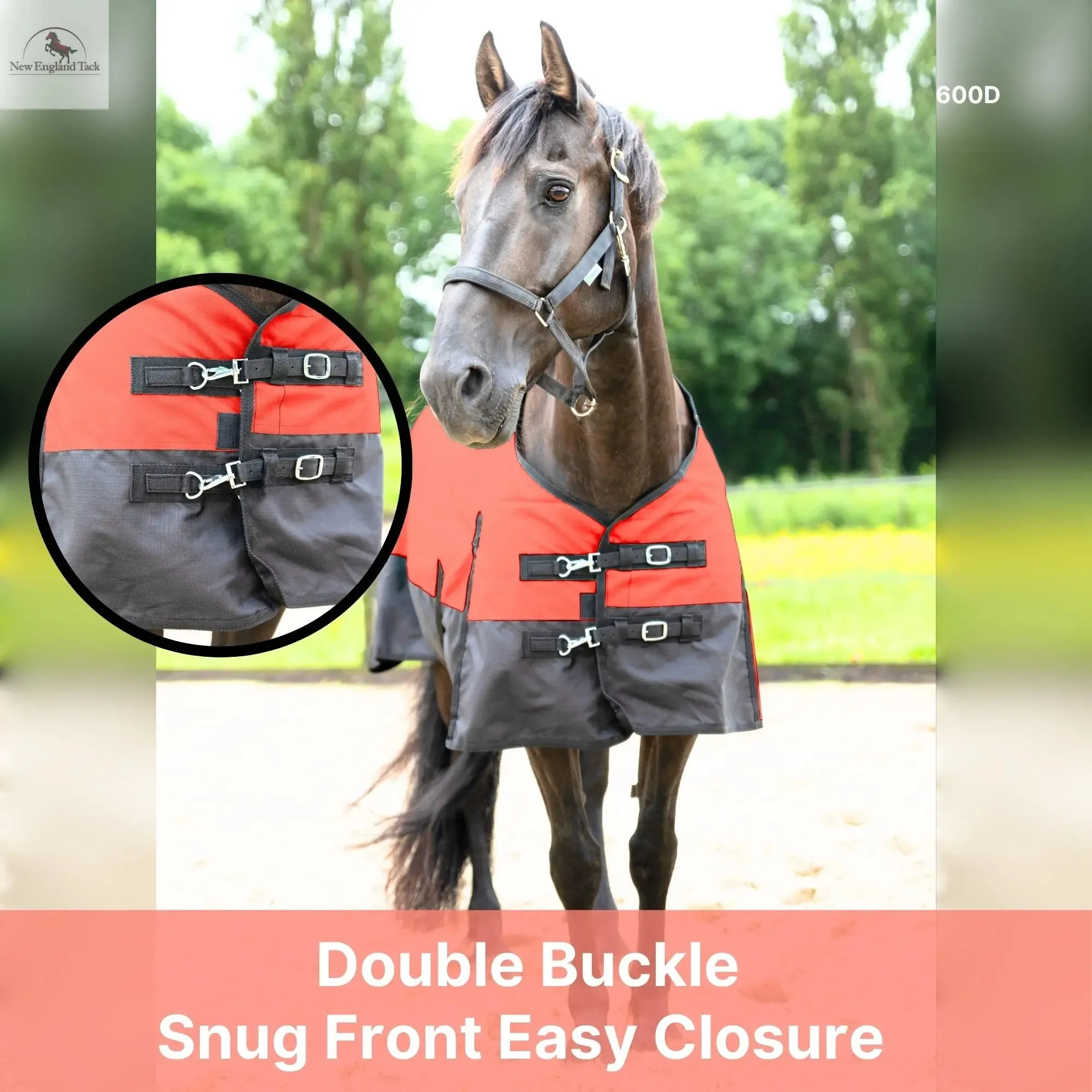 600 Denier Lightweight Waterproof & Breathable Horse Rain Sheet