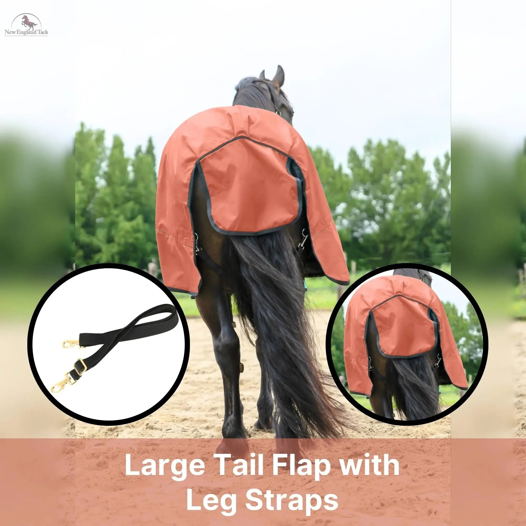 600 Denier Lightweight Waterproof & Breathable Horse Rain Sheet