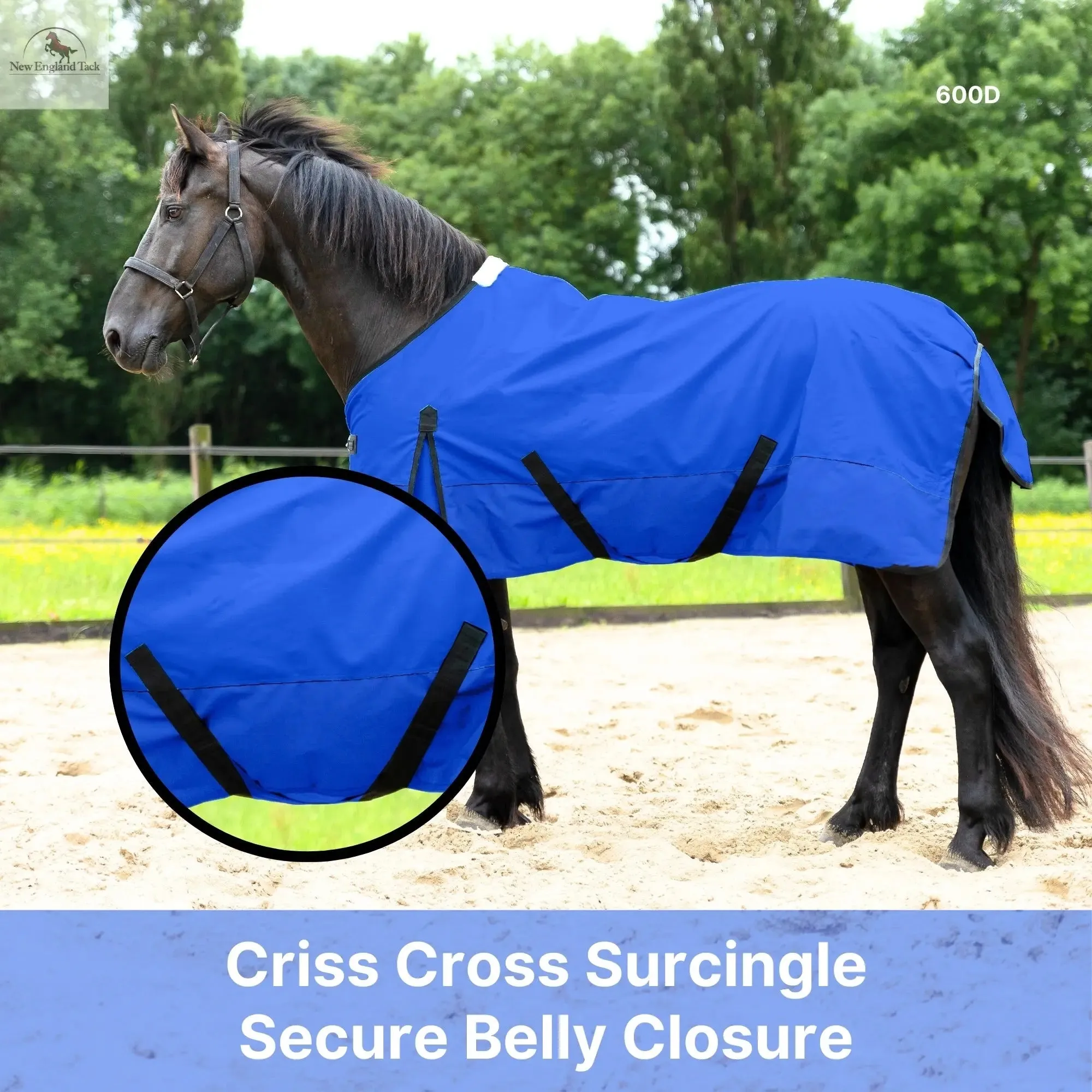 600 Denier Lightweight Waterproof & Breathable Horse Rain Sheet