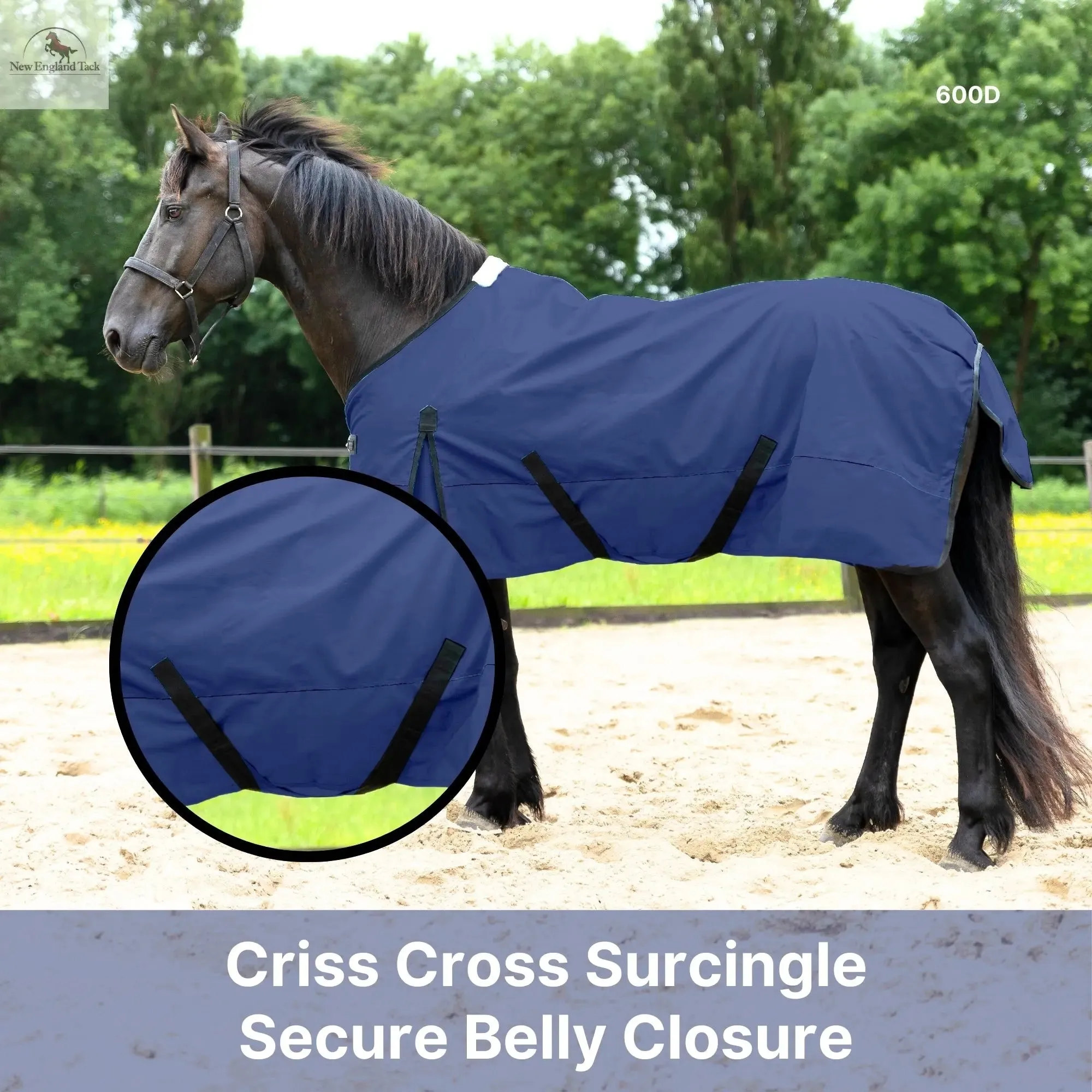 600 Denier Lightweight Waterproof & Breathable Horse Rain Sheet