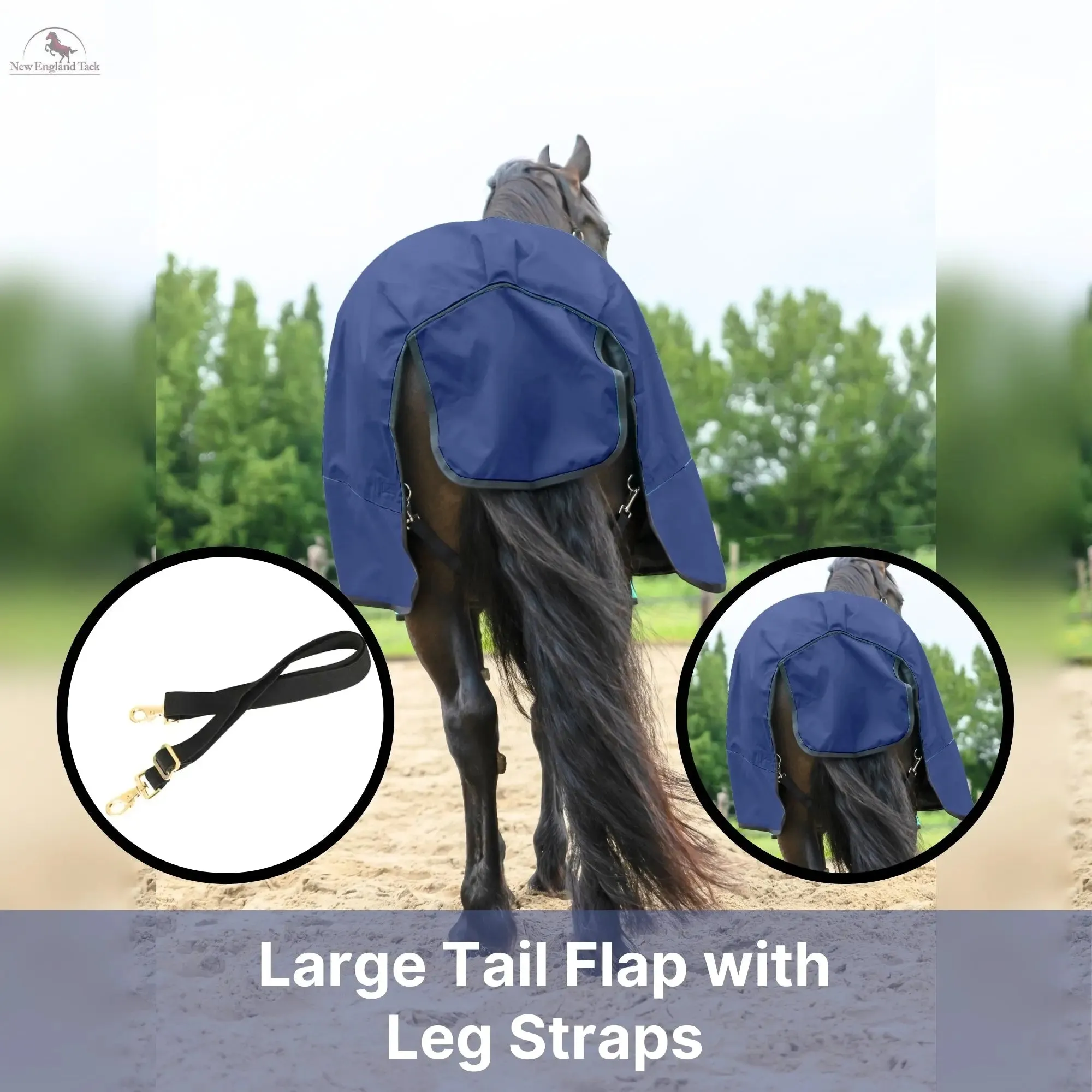 600 Denier Lightweight Waterproof & Breathable Horse Rain Sheet