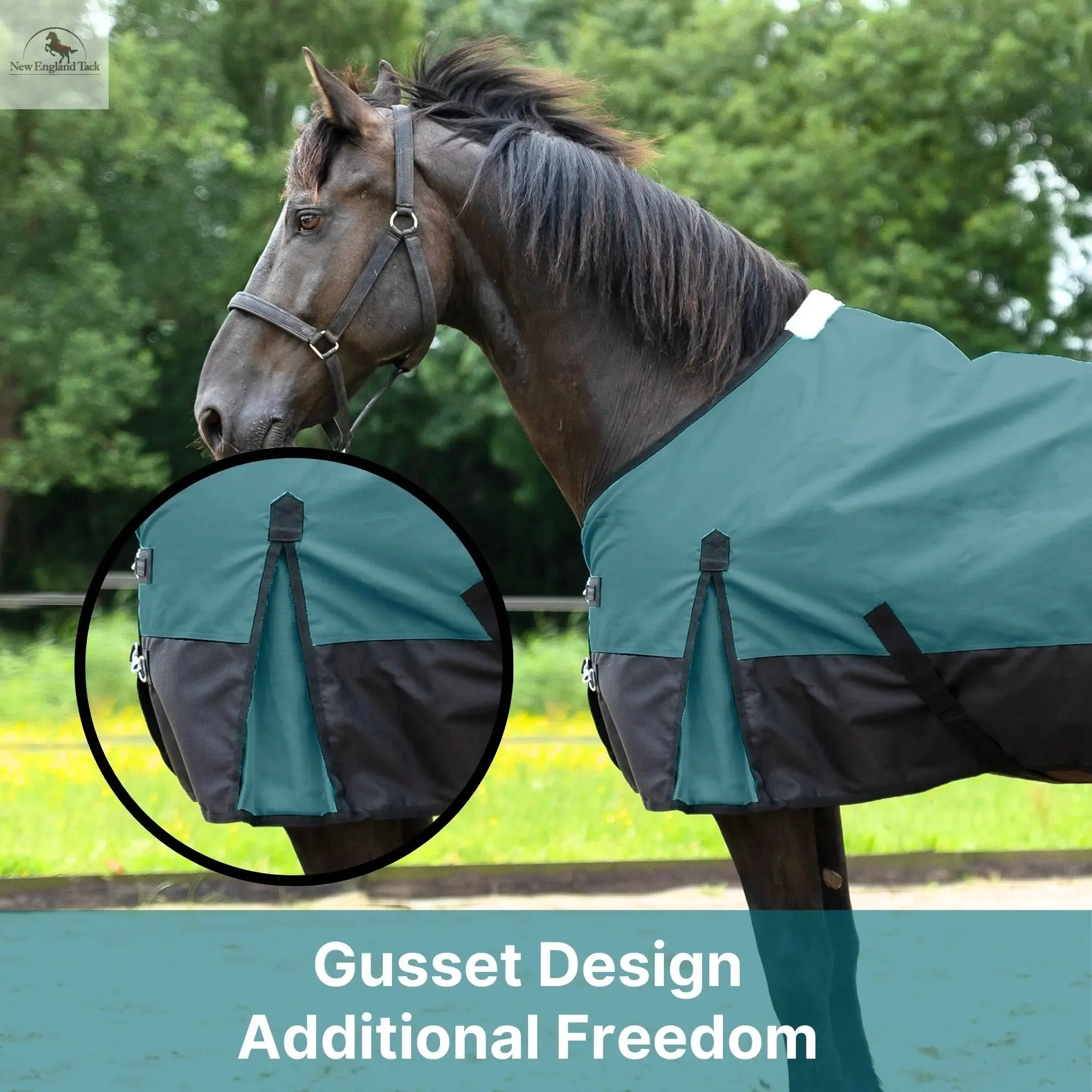 600 Denier Lightweight Waterproof & Breathable Horse Rain Sheet