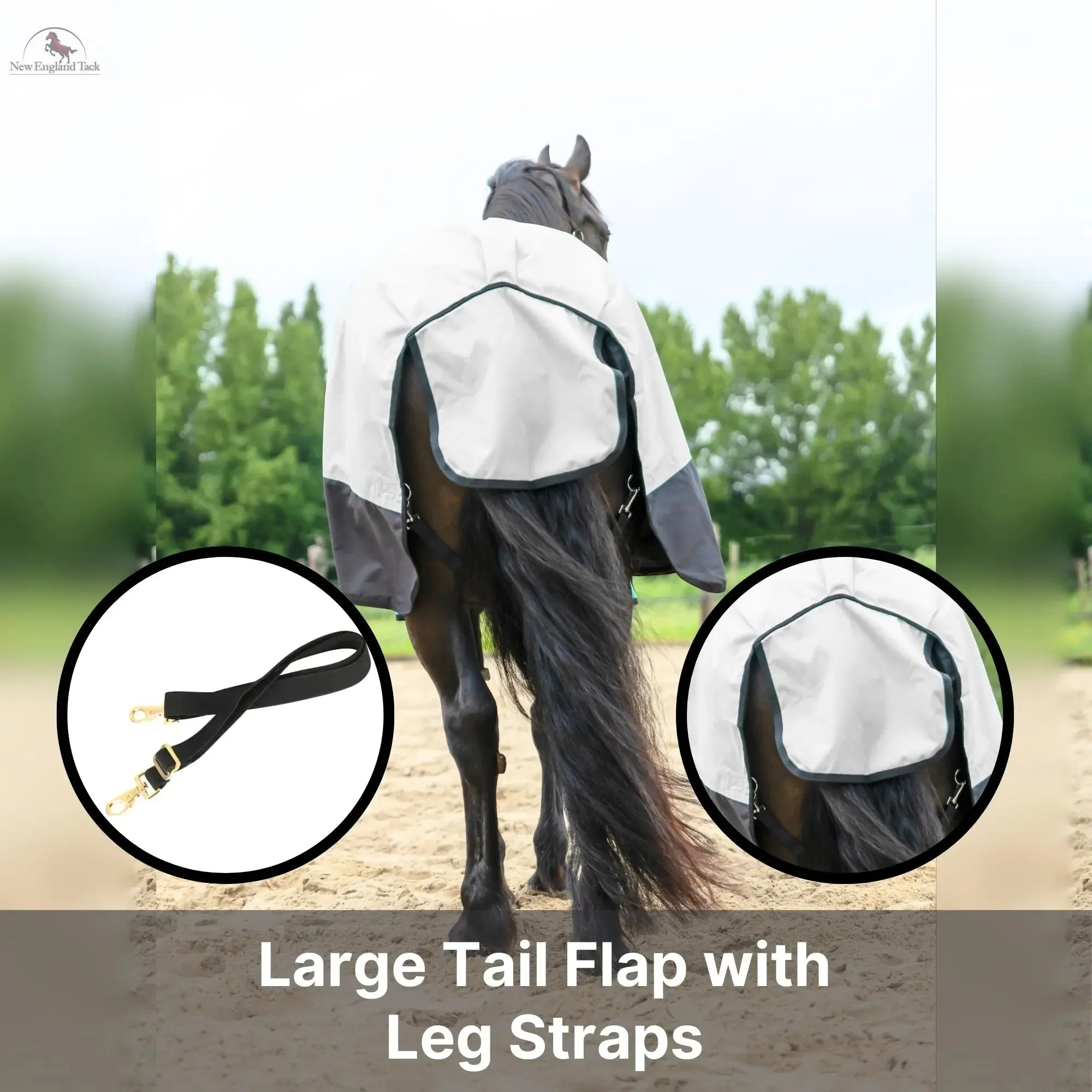 600 Denier Lightweight Waterproof & Breathable Horse Rain Sheet