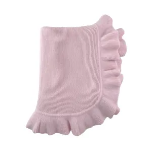 A Soft Idea Cashmere Like Acrylic Jersey Knit Ruffle Blanket 5108