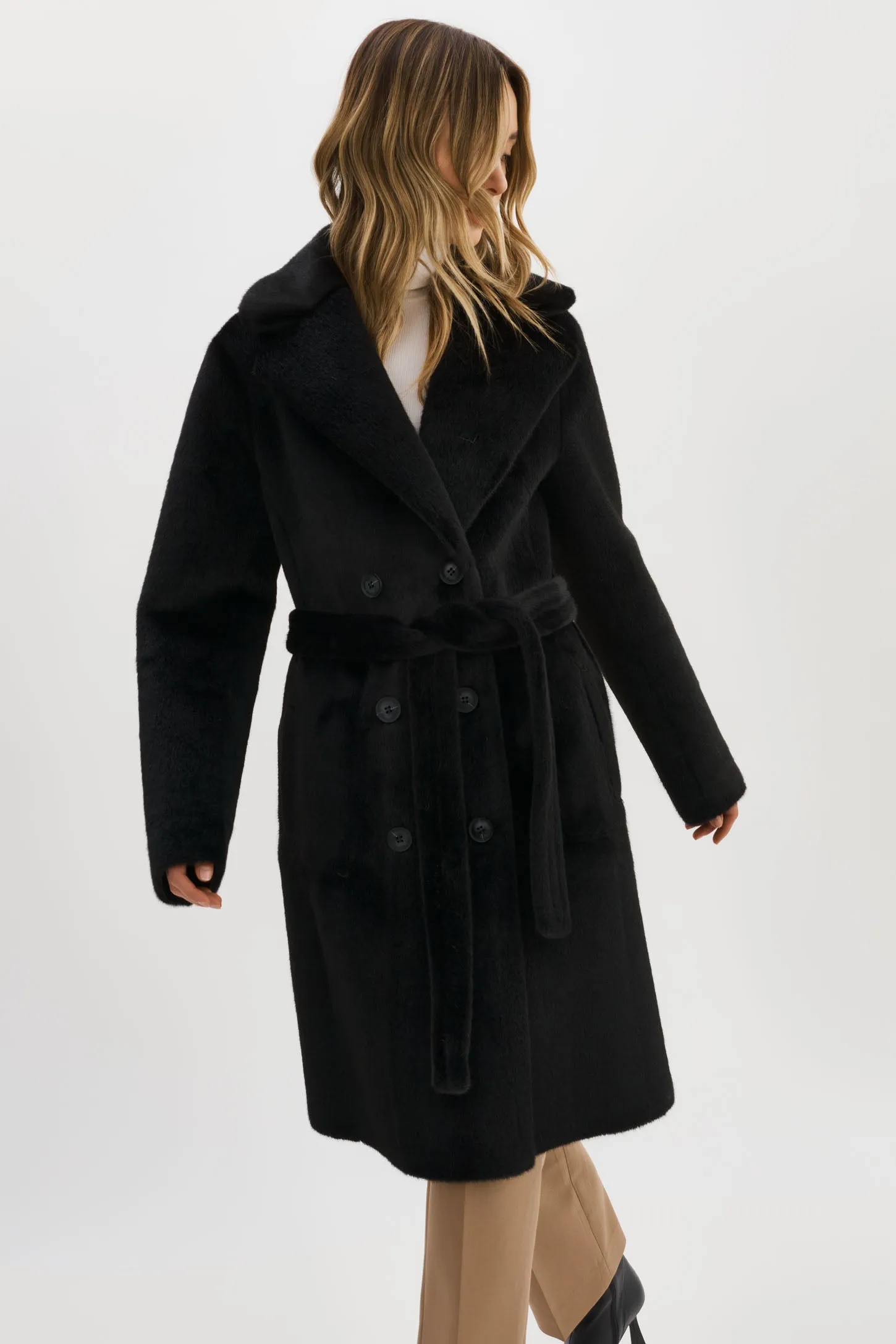 ABIGAIL | Faux Shearling Reversible Coat