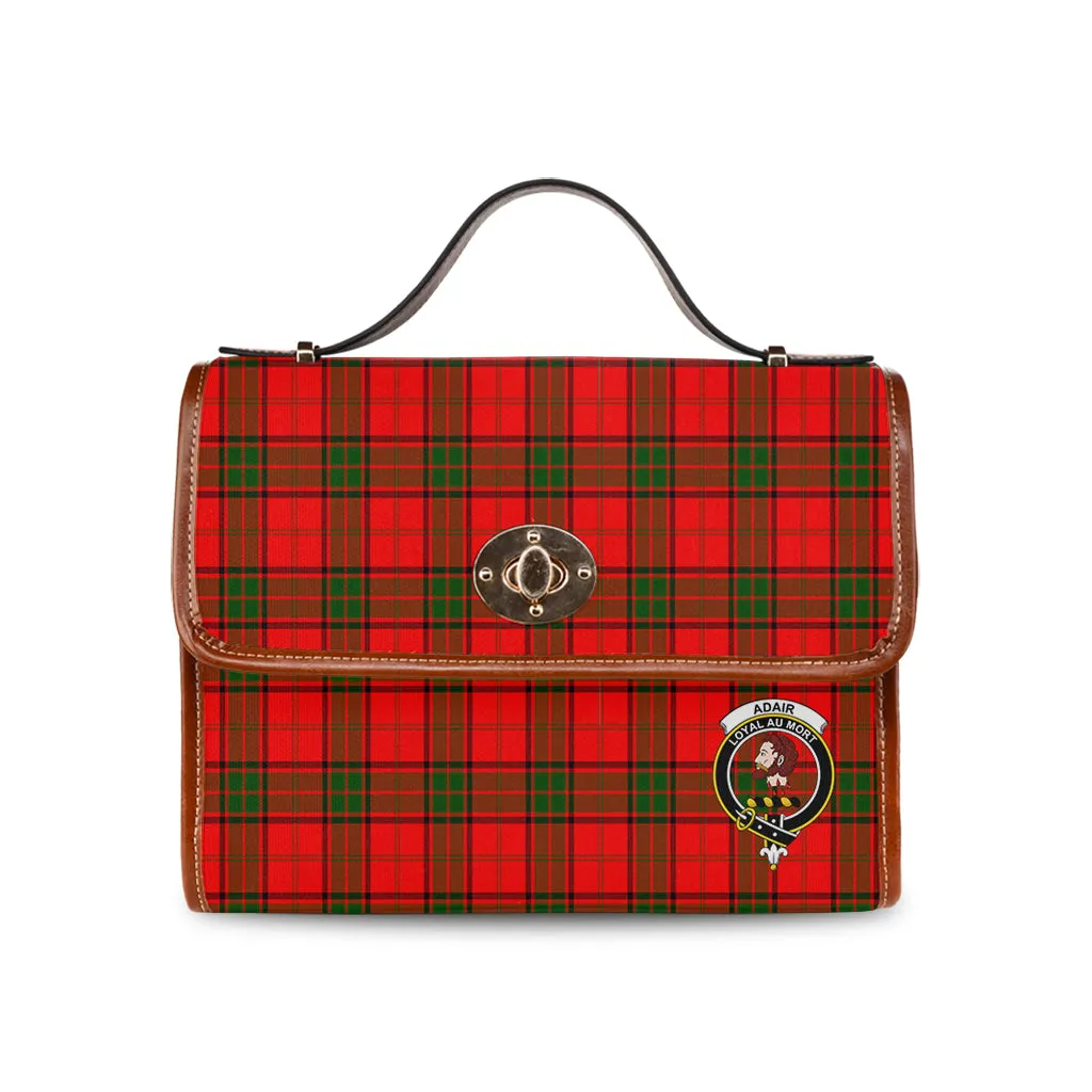 Adair Tartan Waterproof Canvas Bag with Family Crest