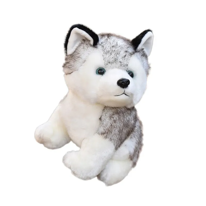 Adorable Realistic Husky Stuffed Toy Perfect Gift for Kids