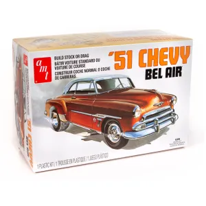 AMT 1951 Chevy Bel Air 1:25 Scale Model Kit - Retro Deluxe 2-In-1 Edition