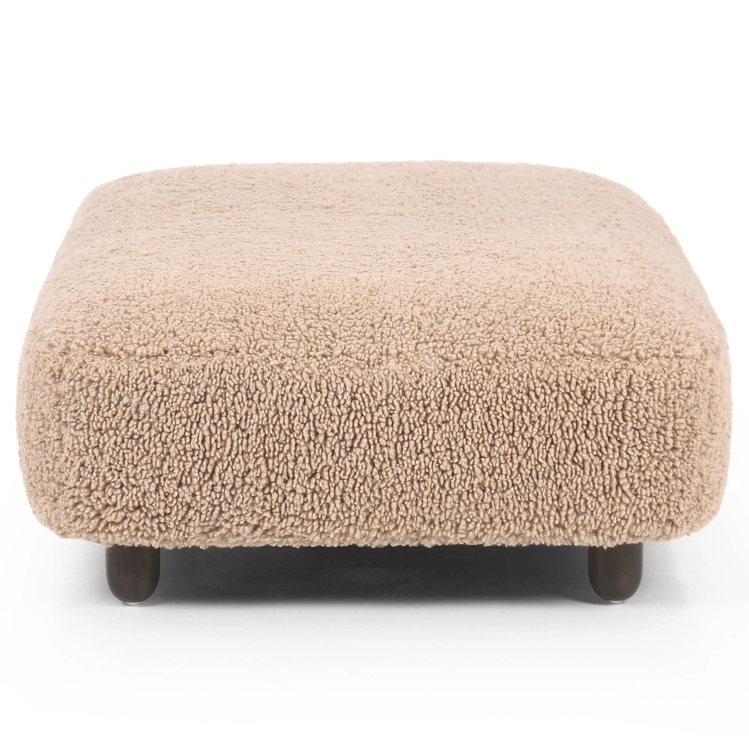 Aniston Rectangular Ottoman, Andes Toast