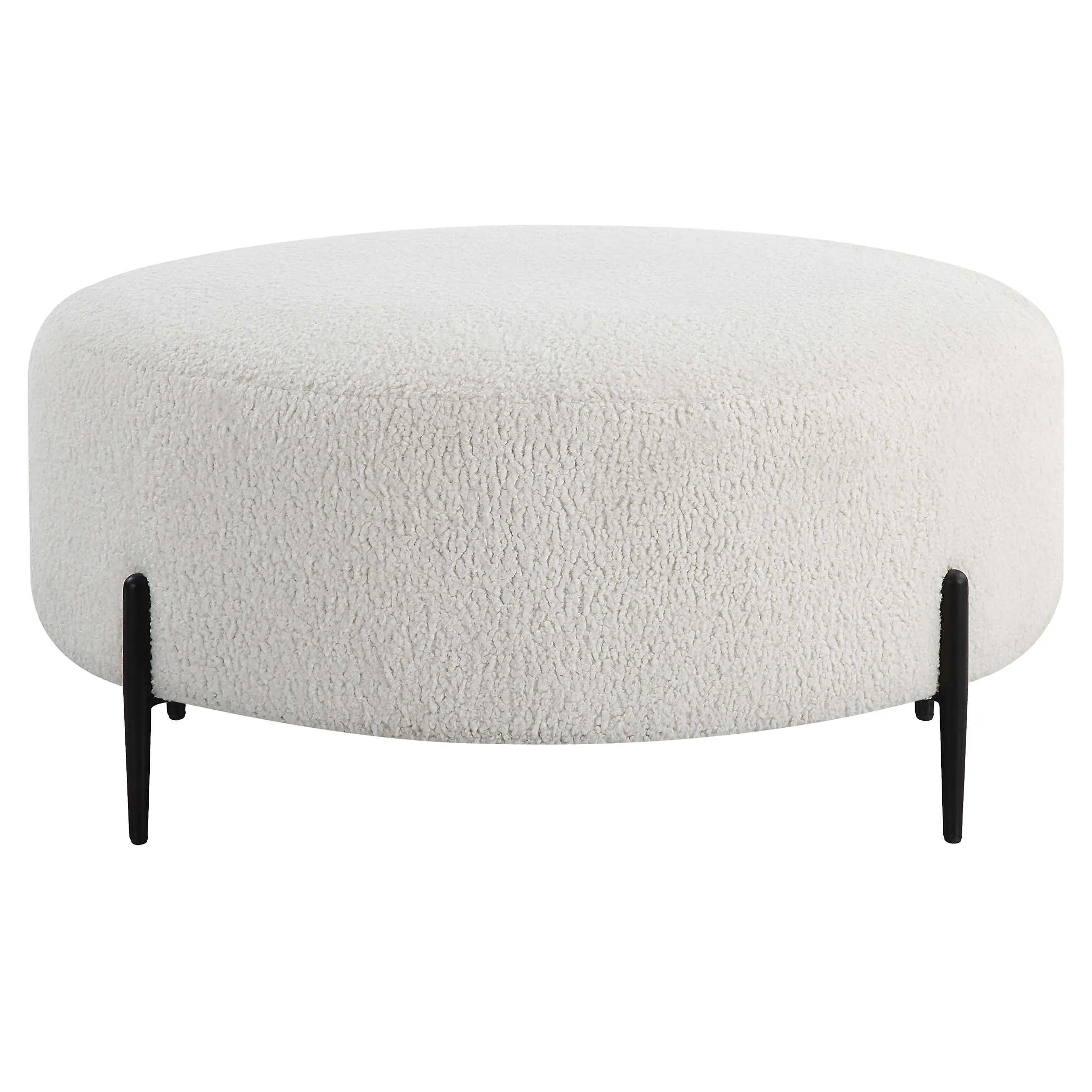 ARIES LARGE OTTOMAN-BLACK