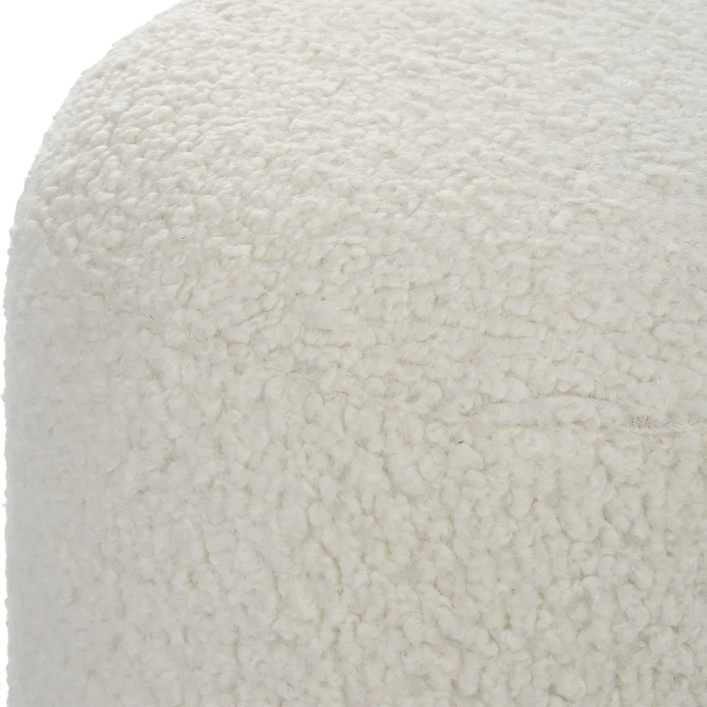 ARLES OTTOMAN, WHITE