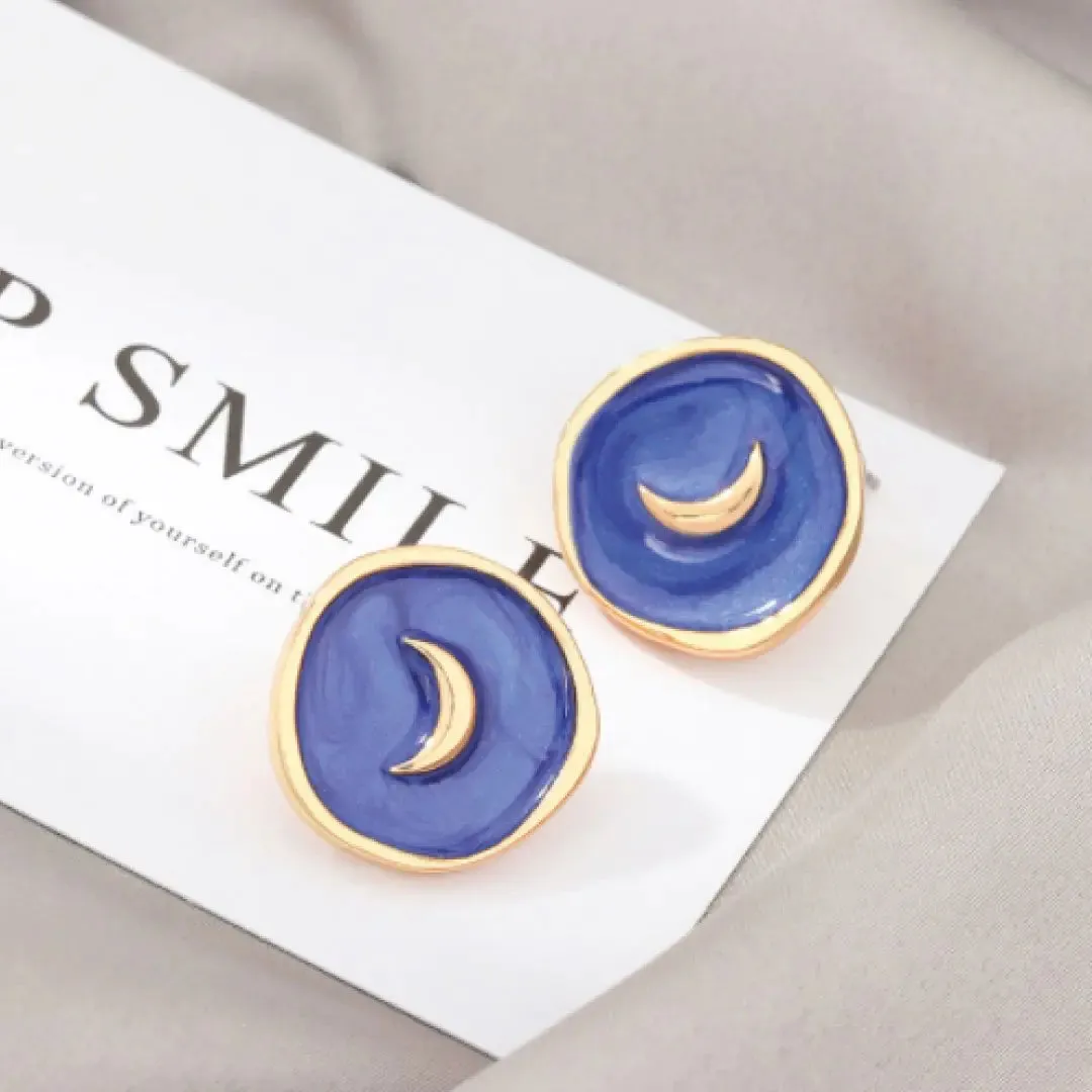 Astral Earrings Navy