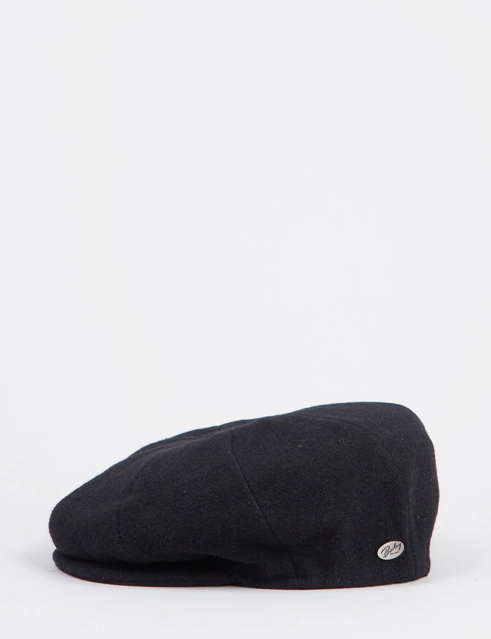 Bailey Galvin Wool Newsboy Cap - Black