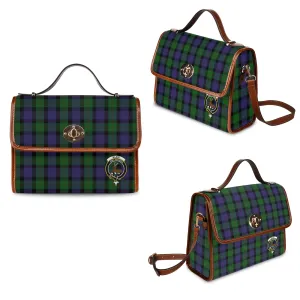 Blair Tartan Waterproof Canvas Bag with Family Crest