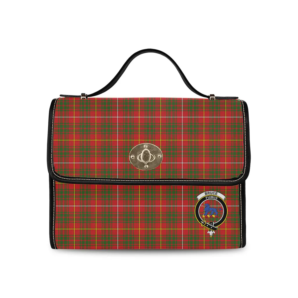 Bruce Modern Tartan Waterproof Canvas Bag with Family Crest