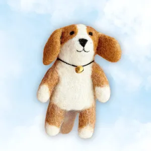 Cavalier King Charles Dog Finger Puppet