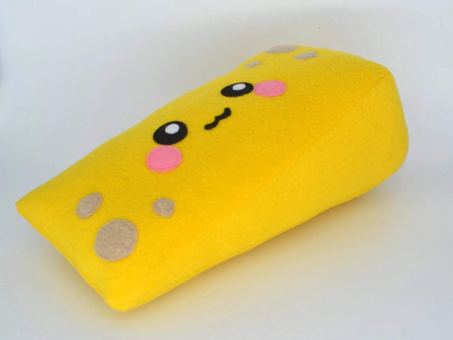 Cheddar Cheese kawaii plushee novelty comfort food pillow cushion stuffed toy