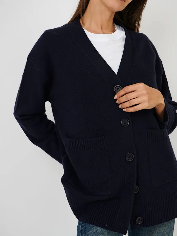 Comfort Cardigan in Navy