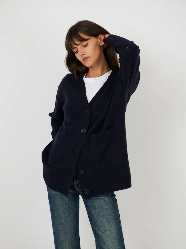 Comfort Cardigan in Navy