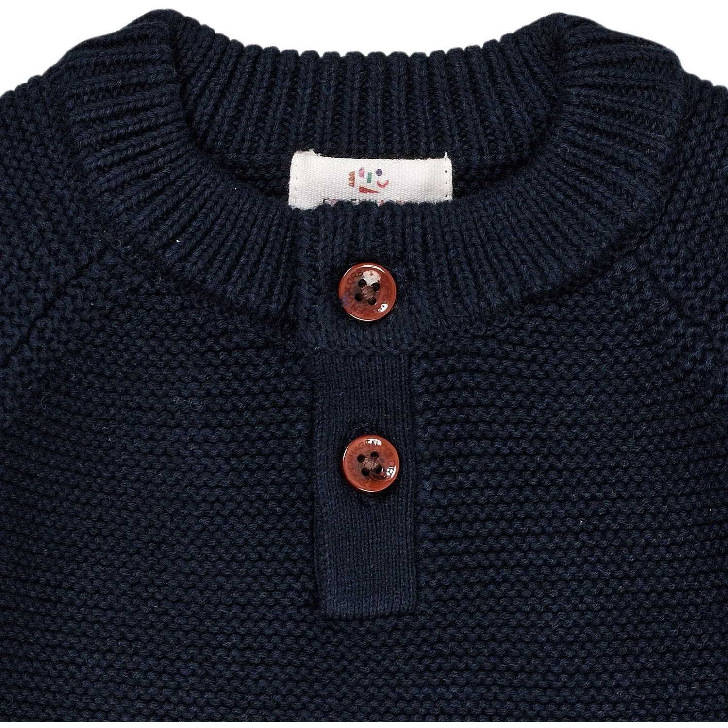 Copenhagen Colors Navy Classic Cotton Baby Full Body