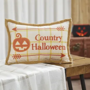 Country Halloween Pillow 9.5x14