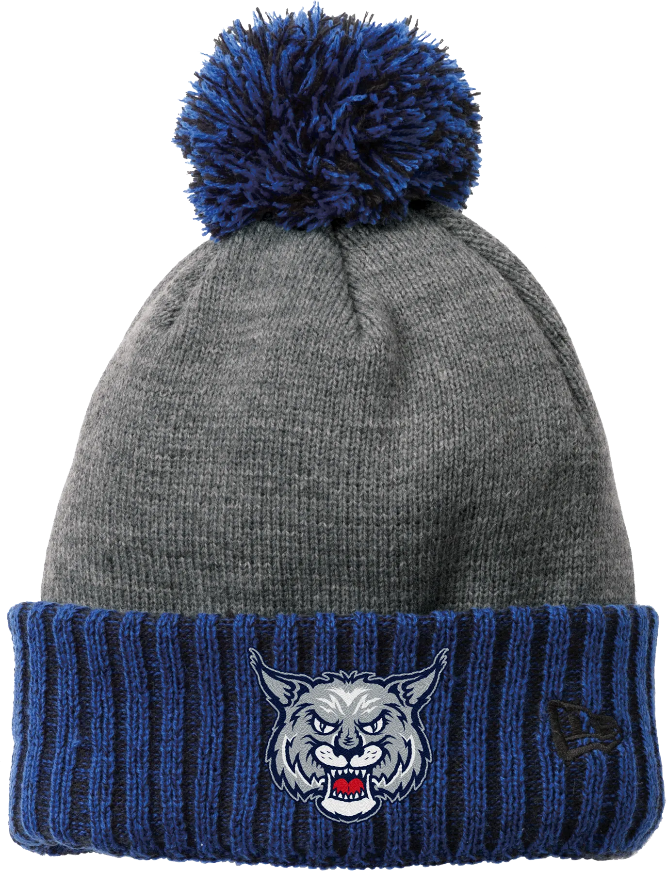 CT Bobcats New Era Colorblock Cuffed Beanie