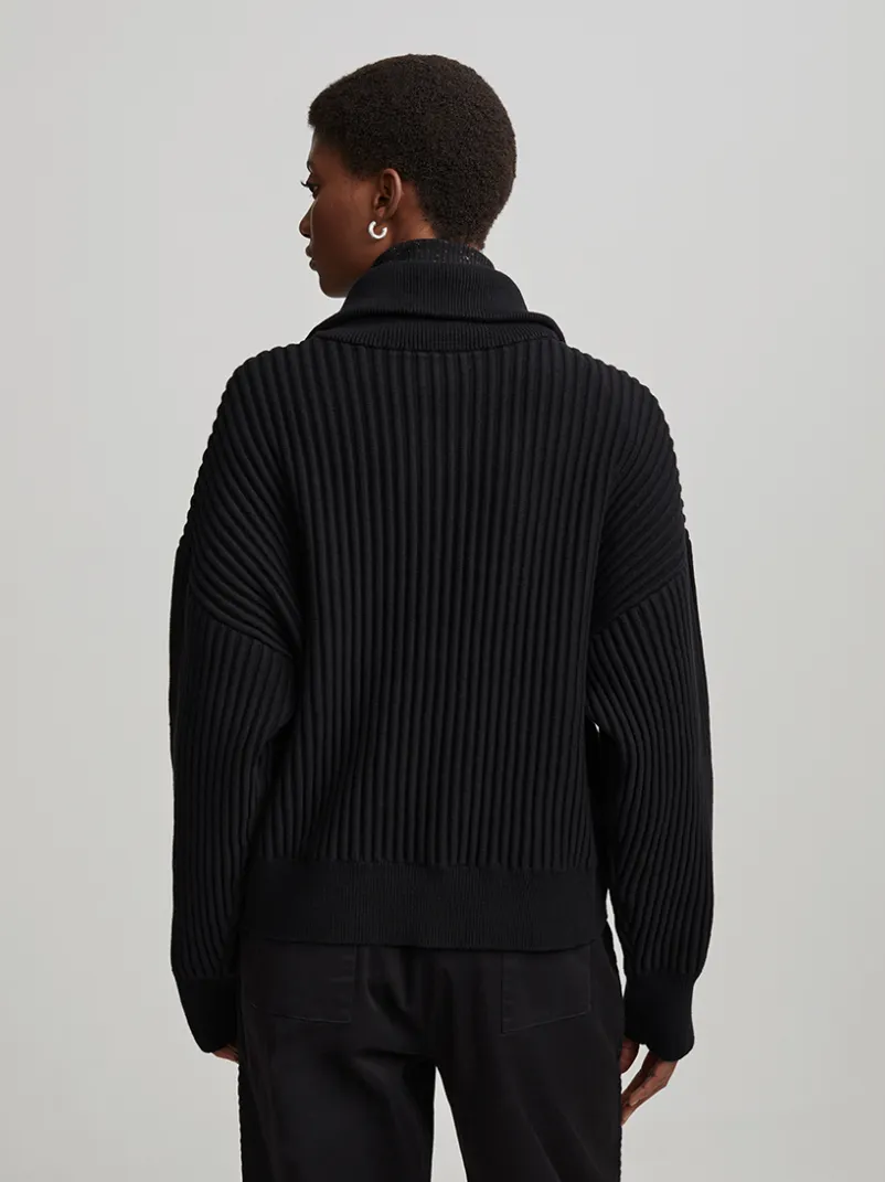 Doncaster ottoman knit jacket