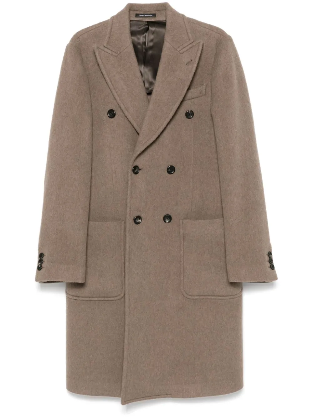 Emporio Armani Coats Brown