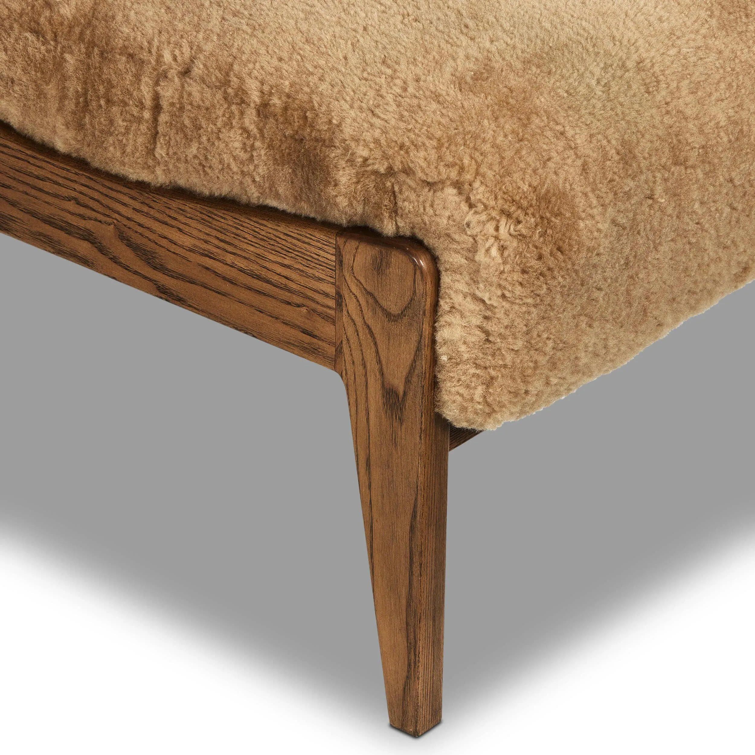 Fabian Chair, Desert Shearling