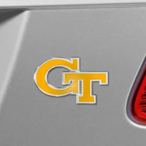 Fanmats Georgia Tech Yellow Jackets Heavy Duty Aluminum Embossed Color Emblem