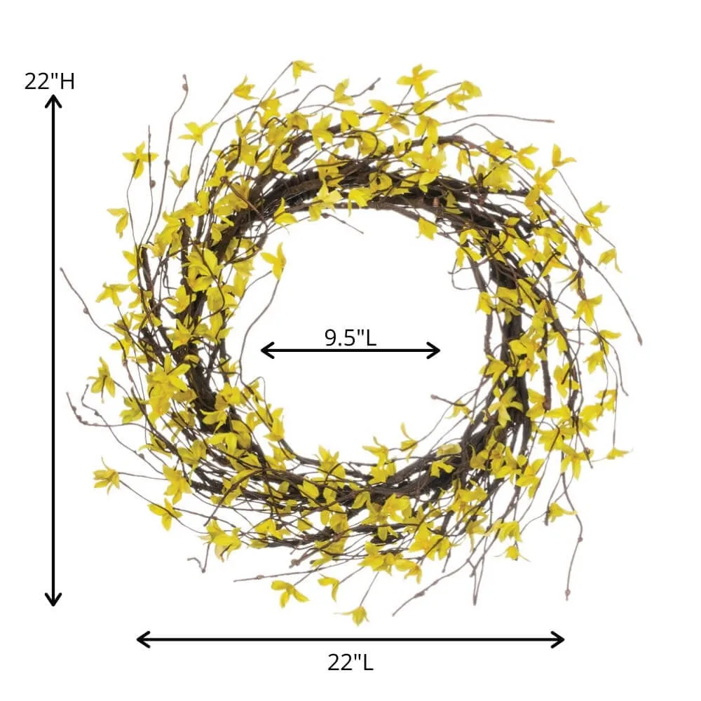 Forsythia Wreath