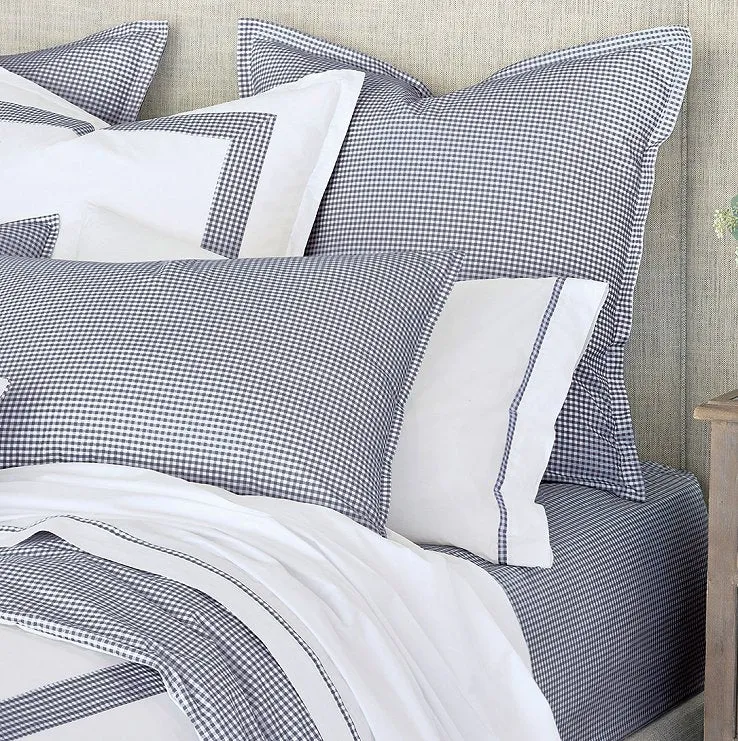 Gingham Charm Luxury Coastal Bedding