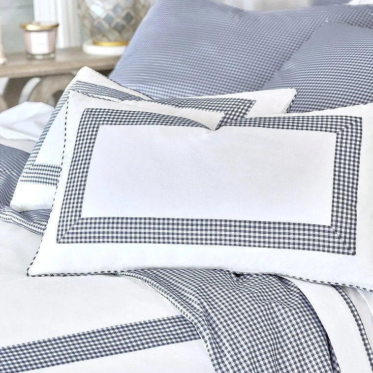 Gingham Charm Luxury Coastal Bedding