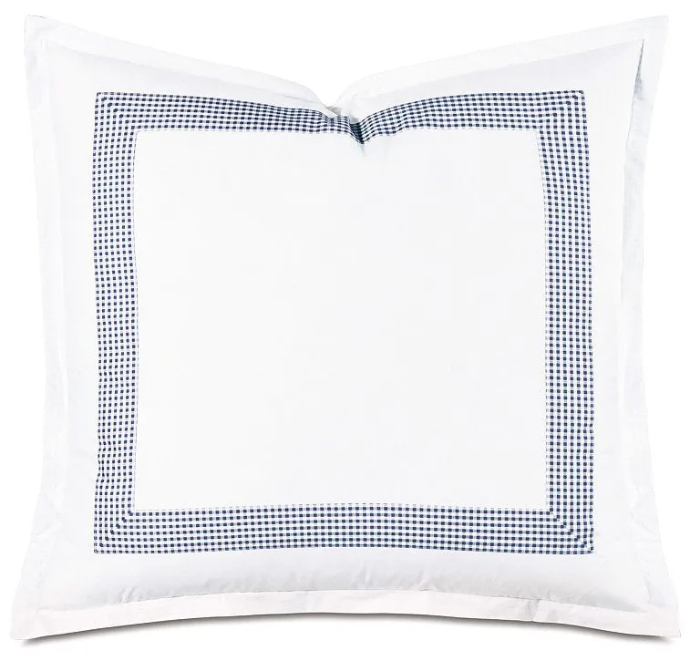 Gingham Charm Luxury Coastal Bedding