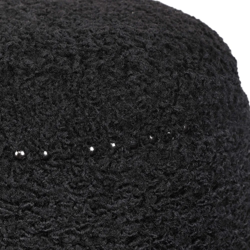 GUMDROP OTTOMAN, BLACK